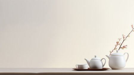 nature table tea drink minimalistの素材