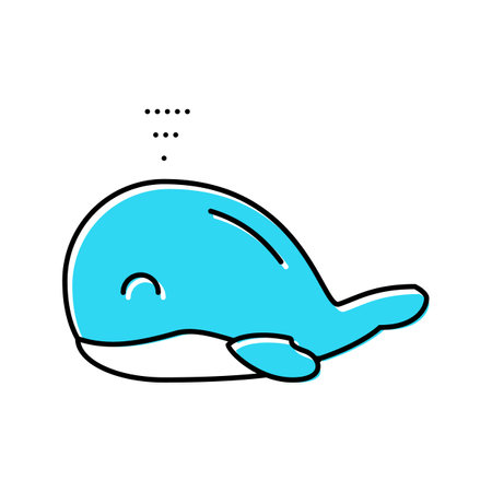 bath toy baby color icon vector illustrationのイラスト素材