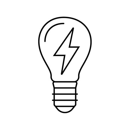 power electricity line icon vector illustrationのイラスト素材