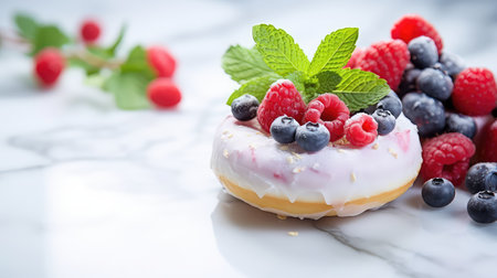 sweet treat donut foodの素材