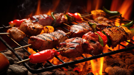ribs barbeque bbq foodの素材