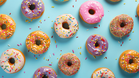 sprinkles fattening donut foodの素材