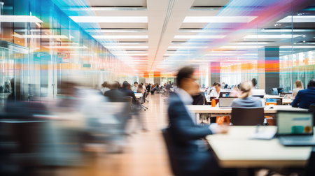 innovation blur inside businessの素材