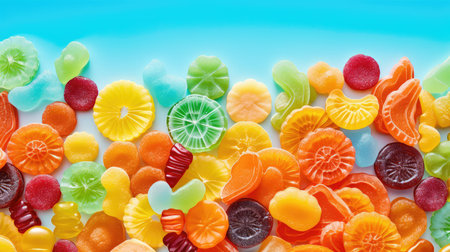 gumdrop sugar candy foodの素材