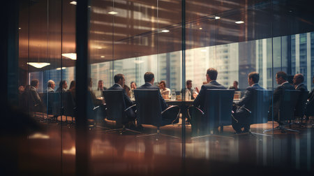 growth blur view businessの素材