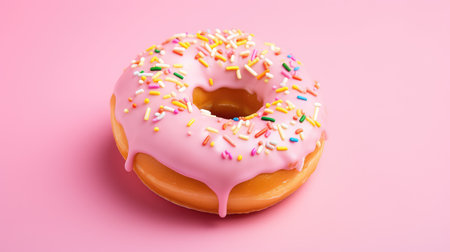 vanilla frosting donut foodの素材