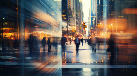 privacy blur nobody businessの素材