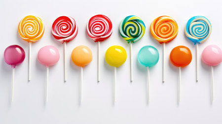 flavor lollipop candy foodの素材