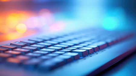 digital blur computer businessの素材