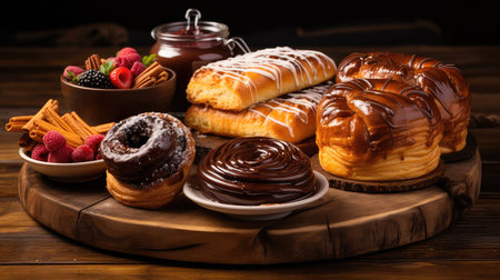 cup wooden dessert foodの素材