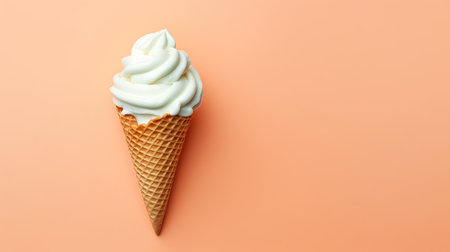 chocolate cone ice creamの素材