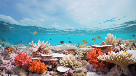 biodiversity barrier reefs landscapeの素材