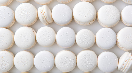 vanilla white cookies foodの素材