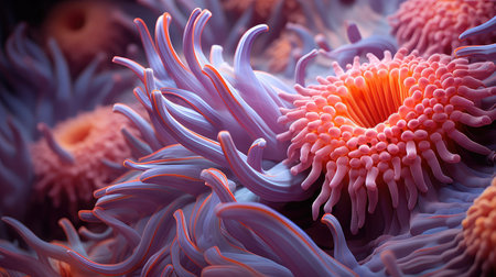 underwater ribbon reefs landscapeの素材