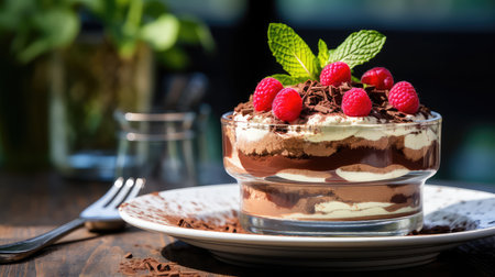 dessert chocolate tiramisu foodの素材