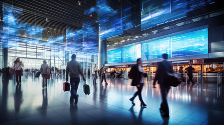 aviation commercial airport backgroundの素材