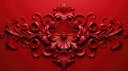 layout design red backgroundの素材