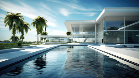 building render architecture backgroundの素材