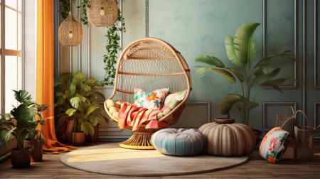 modern stylish room backgroundの素材