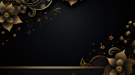 exquisite luxury ornament backgroundの素材