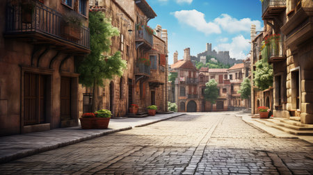 street road urban backgroundの素材