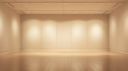 clean blank room backgroundの素材