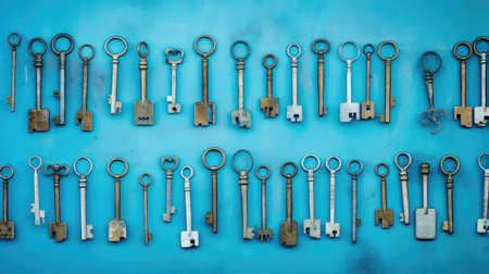 delicate object pastel backgroundの素材