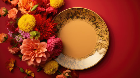 shiny plate gold backgroundの素材