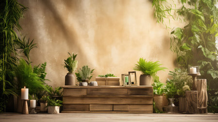 beauty cosmetic podium backgroundの素材