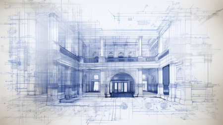 building construction architecture backgroundの素材