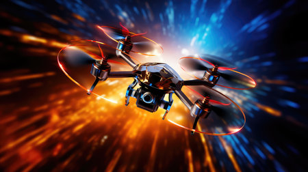 futuristic technology dynamic backgroundの素材