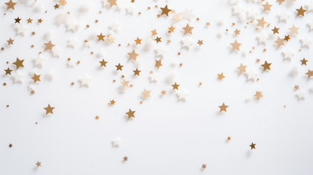 glitter festive stars backgroundの素材