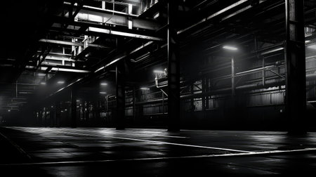 gritty black industrial backgroundの素材