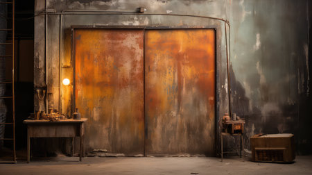 design studio industrial backgroundの素材