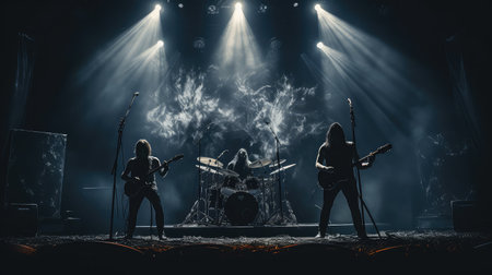 heavy metal dark backgroundの素材