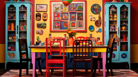 furniture table room backgroundの素材