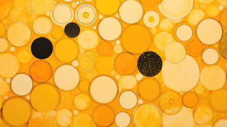 geometric shape yellow backgroundの素材