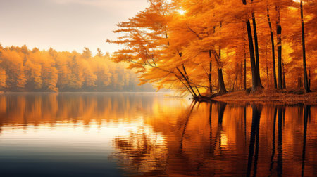 season golden autumn backgroundの素材