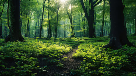 environment plant green backgroundの素材