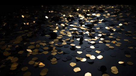 sleek black floor backgroundの素材