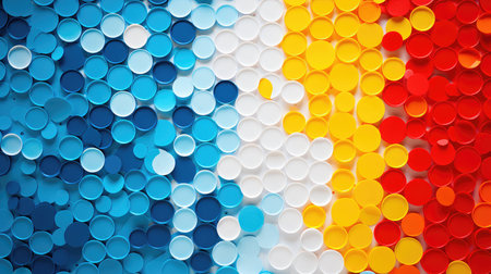 colorful paper dots backgroundの素材