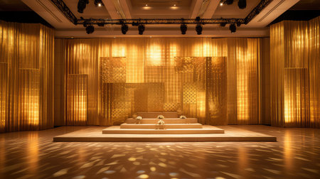 festive golden party backgroundの素材