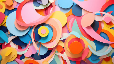 design abstract paper backgroundの素材