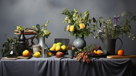 neutral gray studio backgroundの素材