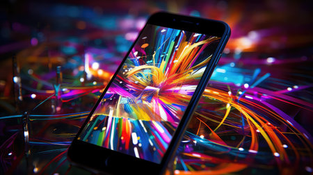 internet technology digital backgroundの素材