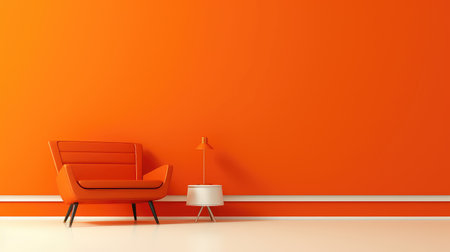 s retro orange backgroundの素材
