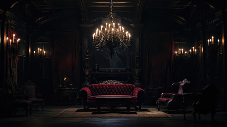 shadow dark interior backgroundの素材