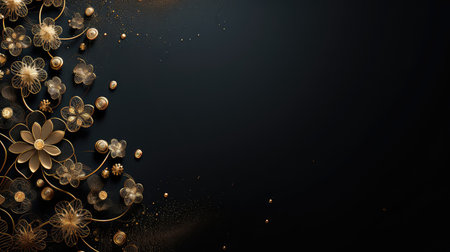 elegant gold ornament backgroundの素材