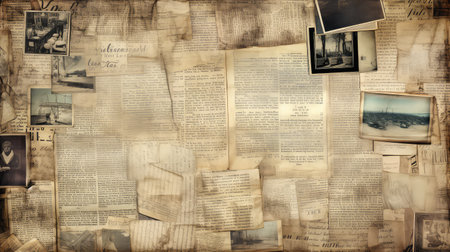 old page retro backgroundの素材