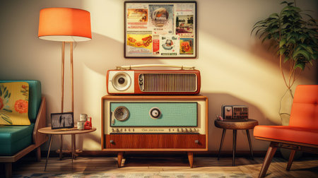 antique vintage home backgroundの素材